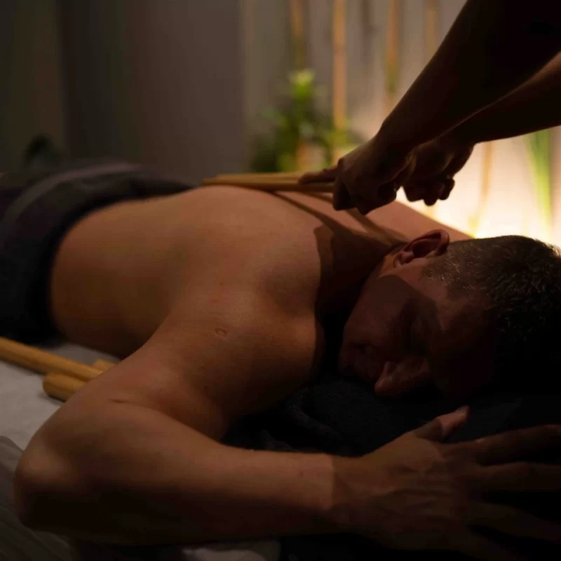 Voucher masaż pałeczkami bambusowymi