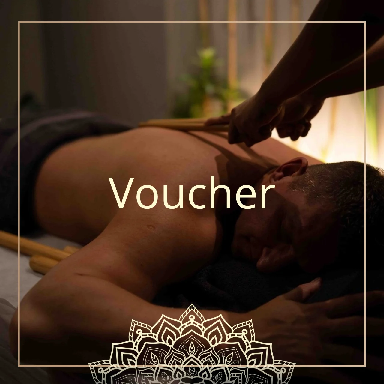 Voucher masaż pałeczkami bambusowymi